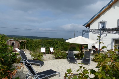 Terrasse - Gîte - La Héronnière