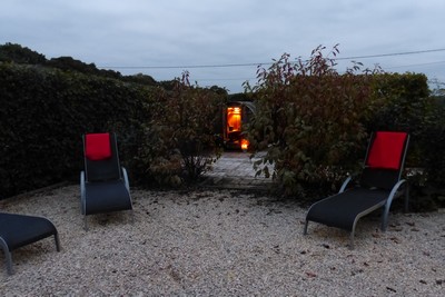 Terrasse - Gîte - La Héronnière